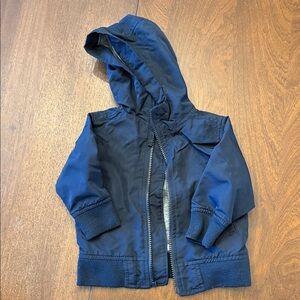The Children's Place Dark Blue Hooded Raincoat